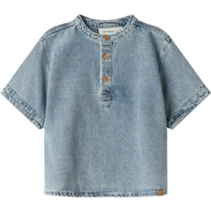 Organic NMMFUNDO denim skjorte (6 år/116 cm) - Lil' Atelier