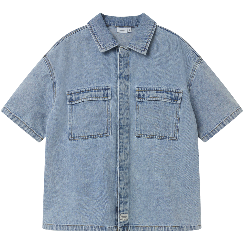 675adf3c3064913240441_4705292_front-3 Nkmhalf denim skjorte (7 år/122 cm) - Name it