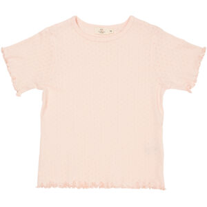 Organic pointelle t-shirt (4 år/104 cm) - Copenhagen Colors