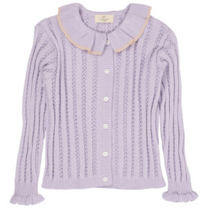 Organic pointelle cardigan (4 år/104 cm) - Copenhagen Colors