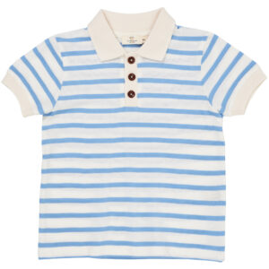 Organic pique polo t-shirt (4 år/104 cm) - Copenhagen Colors