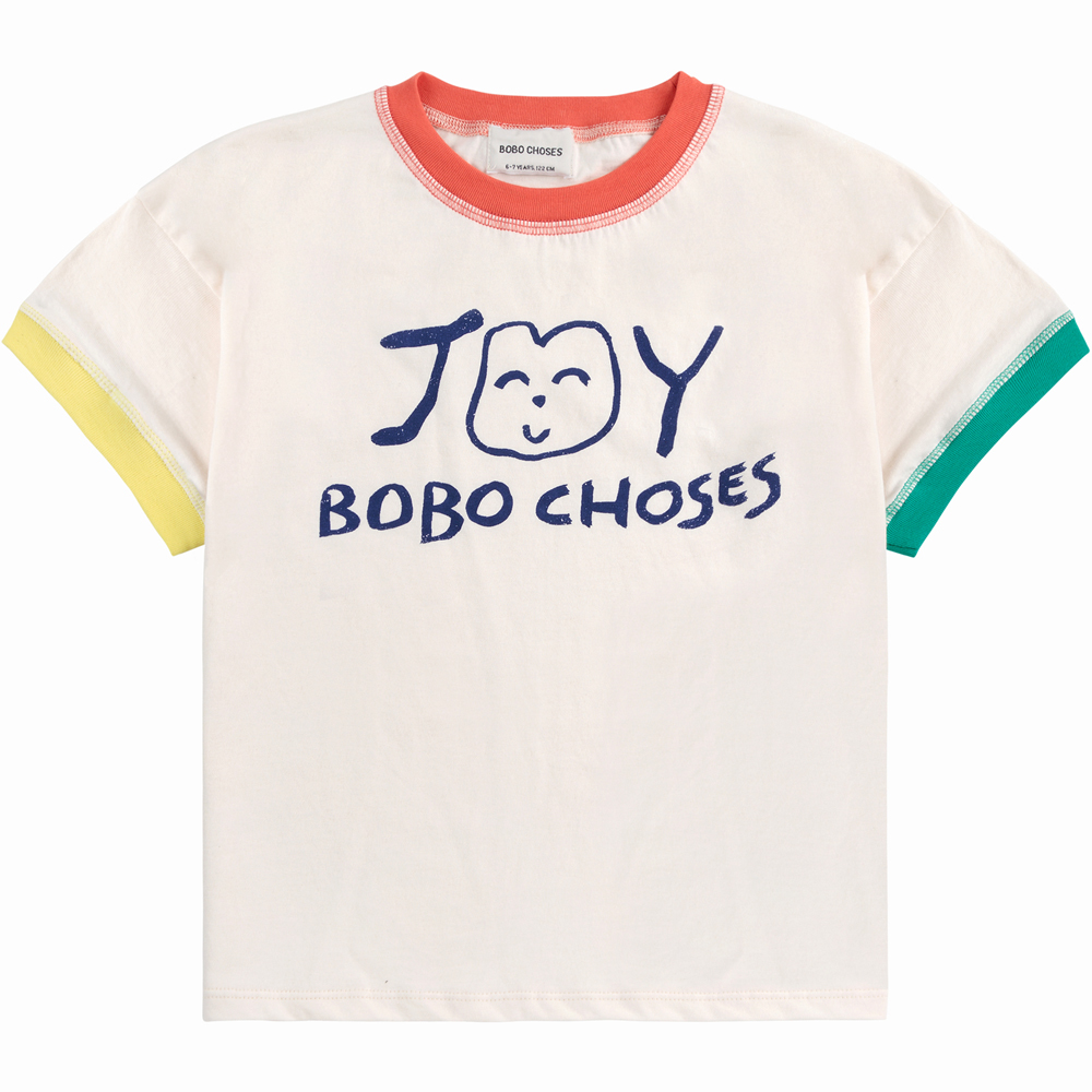 6784be5e76e88B125AC014_1 Organic Smiling t-shirt (4-5 år) - Bobo Choses