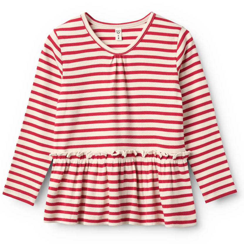 678a52a32465dLucca_Red_Stripe_1 Lucca bluse - modal rib (18 mdr/86 cm) - House of Kids