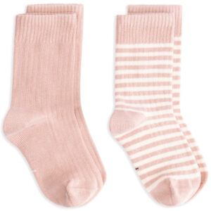 2-pak rib strømper (19-22) - Gray Label