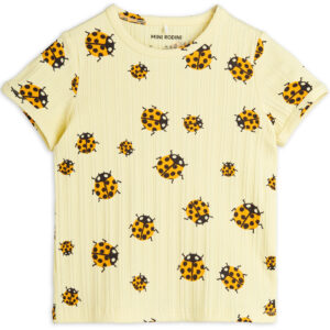 Organic Ladybugs t-shirt (92-98 cm) - Mini Rodini