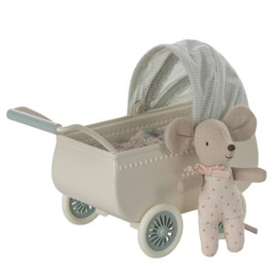Barnevogn med baby mus  (One size) - Maileg