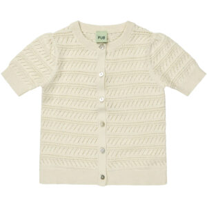 Organic pointelle cardigan (100) - Fub