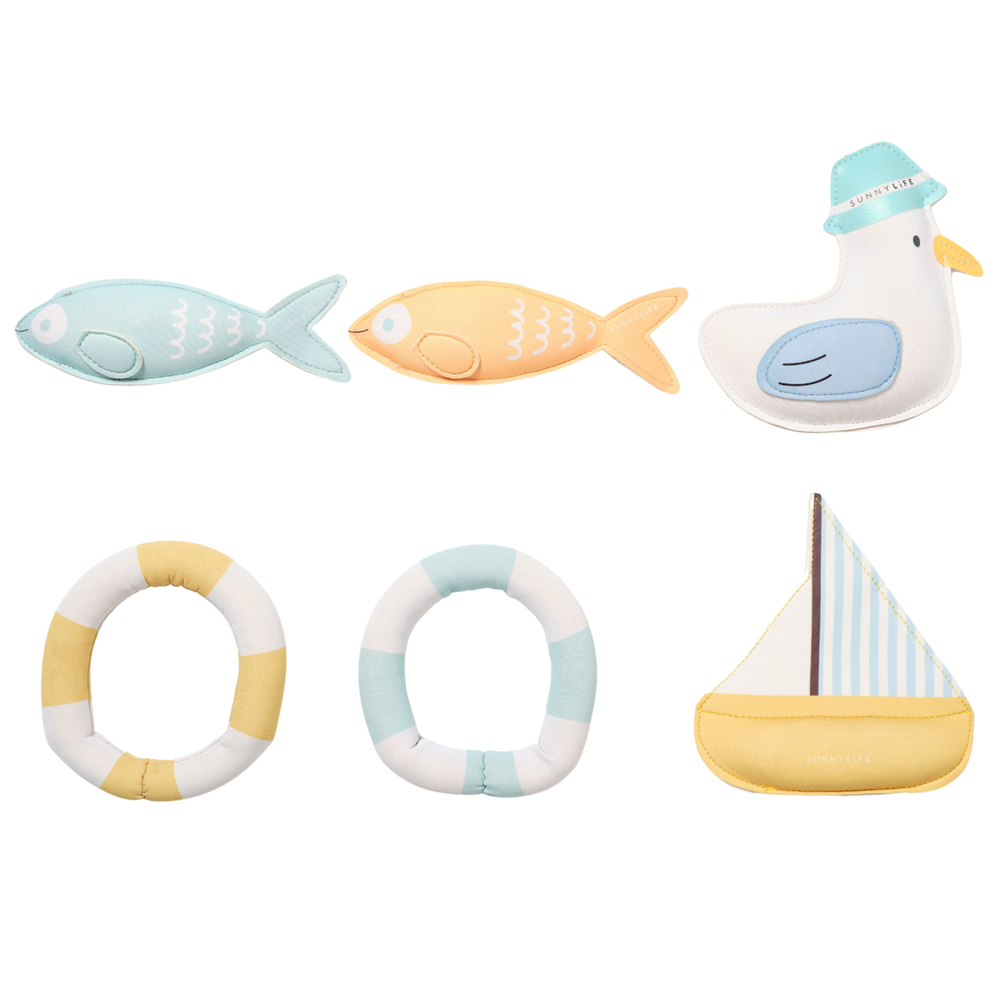 67c80ad6766f8Dive_Buddies_Sid_the_Seagull_Set_of_6_primary Sid the Seagull 6-pak dykkervægte (One size) - SunnyLife