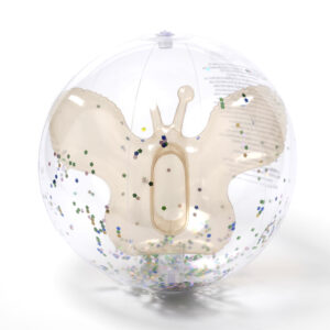 Cotton candy glitter 3D badebold (One size) - SunnyLife