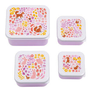 Frokost / snack boks sæt  (One size) - A Little Lovely Company