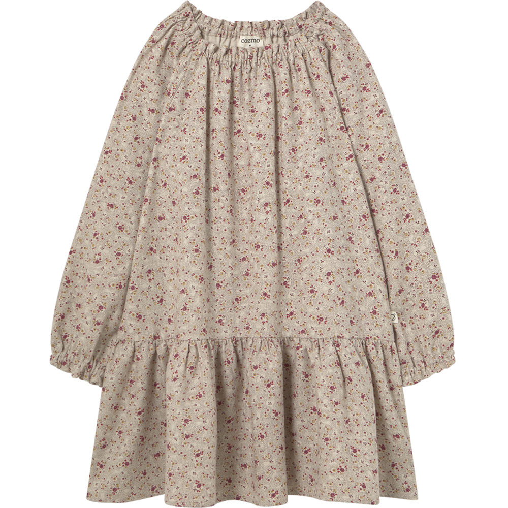 67f76f4dde195MALTAK318w5_stone-melange_floral_flannel_1_copy_copy Kjole (3 år/98 cm) - Cozmo