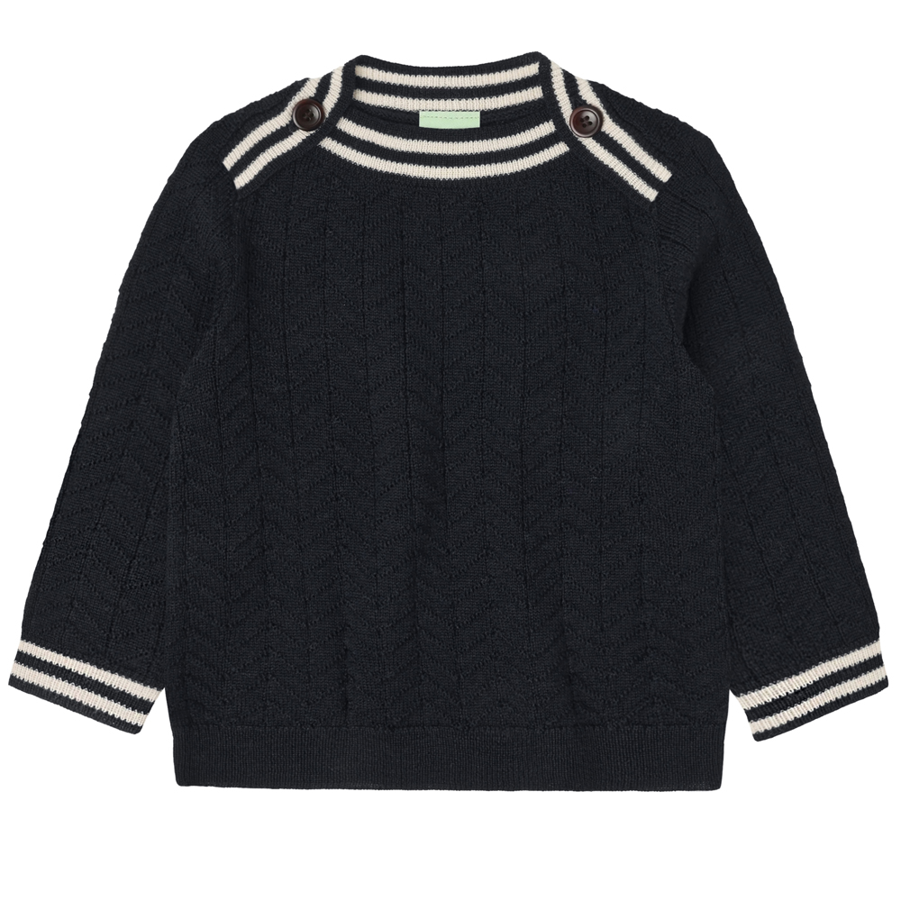 680776e0dabad5825_AW_Baby_ZigZag_Blouse_dark_navy Merinould zigzag bluse (12 mdr/80 cm) - Fub