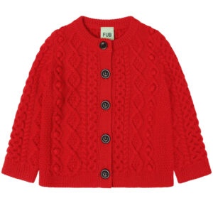 Merinould aran cardigan  (12 mdr/80 cm) - Fub