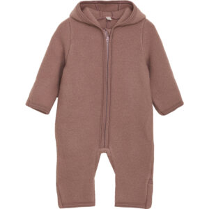 Uldfleece heldragt m. øre (1 mdr/56 cm) - Huttelihut