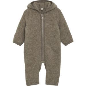 Uldfleece heldragt m. øre (1 mdr/56 cm) - Huttelihut