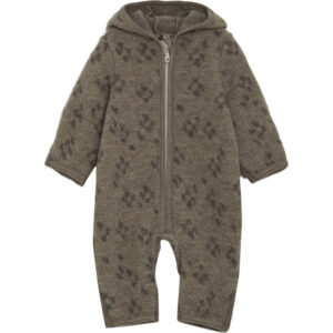 Uldfleece heldragt m. øre (1 mdr/56 cm) - Huttelihut