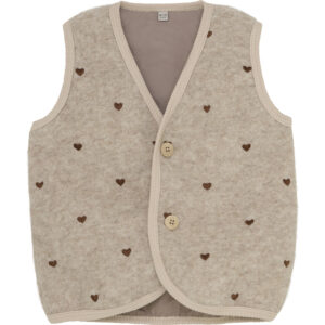 Uld vest (3 år/98 cm) - Huttelihut
