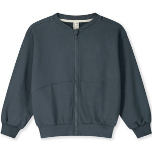 Organic zip trøje (3-4 år) - Gray Label