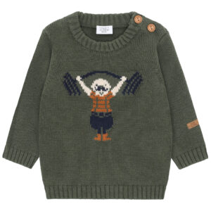 Organic HCPilou striktrøje (12 mdr/80 cm) - Hust & Claire