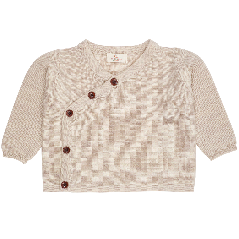 680a2ac972637MERINO_BABY_CROSS-OVER_CARDIGAN_IN_GARTER_STITCH_PALE_CREAM_MEL Merinould cardigan (3 mdr/62 cm) - Copenhagen Colors