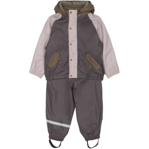 Regntøj med fleecefoer (3 år/98 cm) - Mikk-line