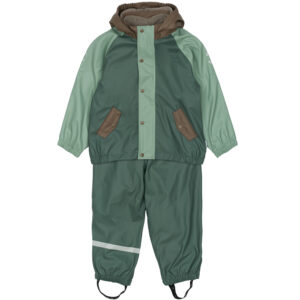 Regntøj med fleecefoer (4 år/104 cm) - Mikk-line