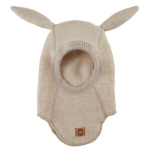 Uld elefanthue m. øre (86-92 cm) - Mikk-line