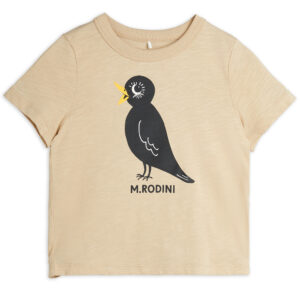 Organic blackbird t-shirt (92/98) - Mini Rodini