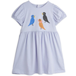 Organic bird kjole (92/98) - Mini Rodini