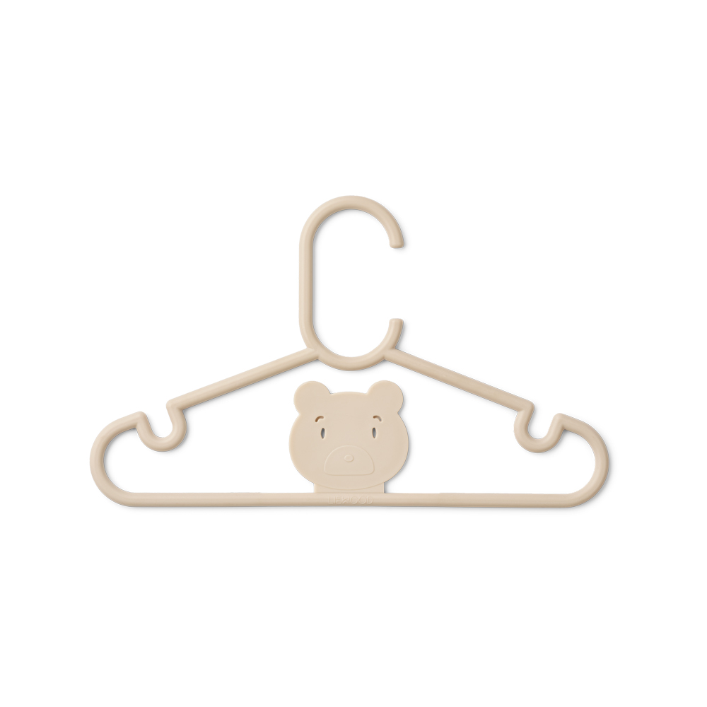 682c806ae6f7bFalton_Mr_Bear_Hanger_8-Pack_LW20168_1344_Mr_bear_Sandy_1_kopier Falton 8-pak bøjler (One size) - Liewood