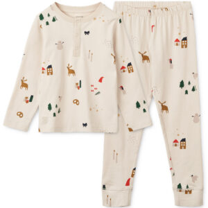 Organic Wilhelm nattøjssæt (86-92 cm) - Liewood