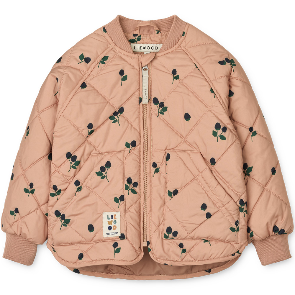 682c87ab6b07fZella_Thermo_Jacket_LW20368_2512_Berry_Pale_tuscany_Embroidery_1_kopier Recycled Zella termojakke (4 år/104 cm) - Liewood