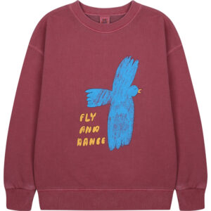 Flying Bird sweatshirt (3 år/98 cm) - Jelly Mallow