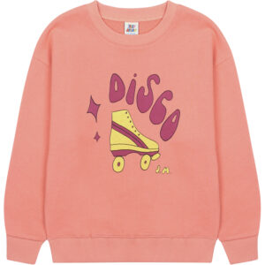 Roller Disco sweatshirt (2 år/92 cm) - Jelly Mallow