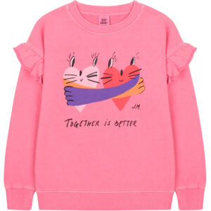 Together sweatshirt (3 år/98 cm) - Jelly Mallow
