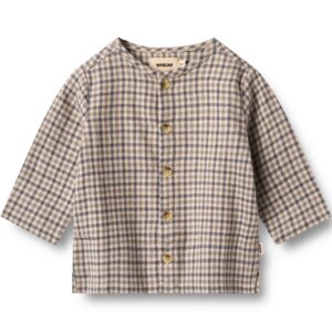 Organic Shelby skjorte (18 mdr/86 cm) - Wheat