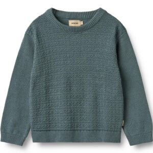 Organic Borris striktrøje (2 år/92 cm) - Wheat