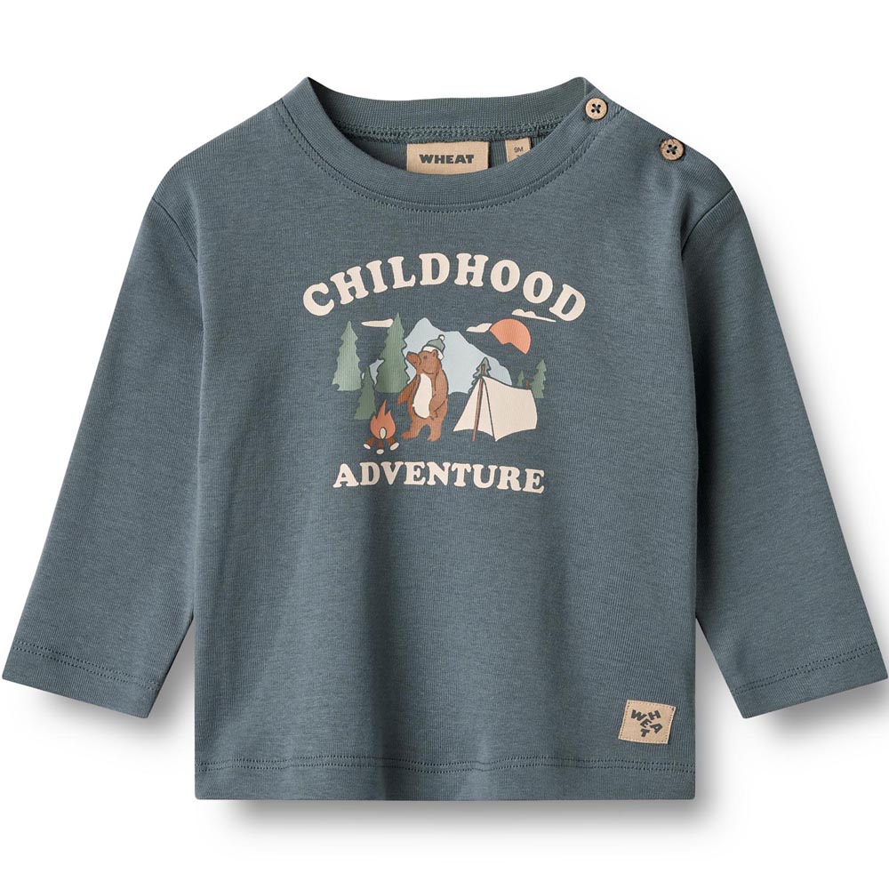 Organic Ray bluse (18 mdr/86 cm) - Wheat