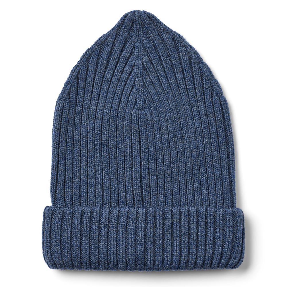 683061f0495737612-567_-_Beanie_Topper_-_1146_ink_melange_-_Extra_0 Merinould Topper hue (3-5 år) - Wheat