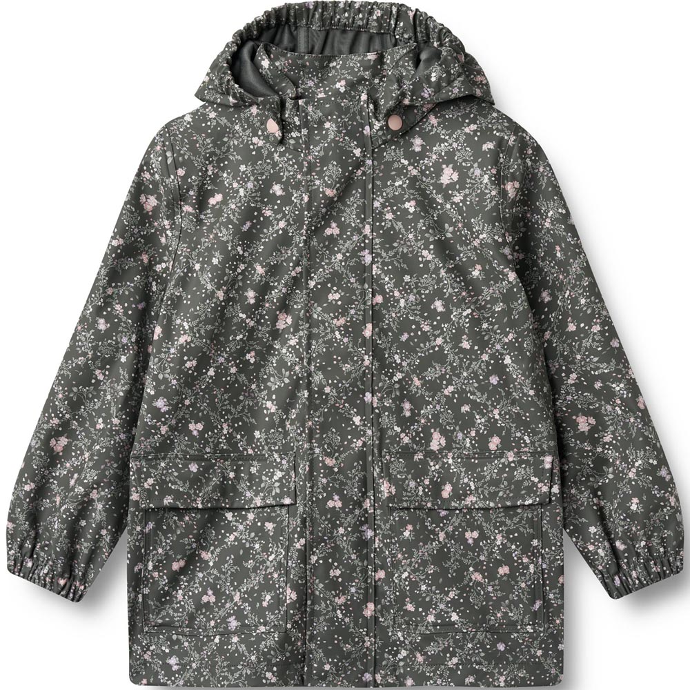 Recycled Ollo regnjakke (3 år/98 cm) - Wheat