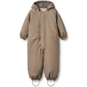 Recycled Aiko termo regndragt (2 år/92 cm) - Wheat