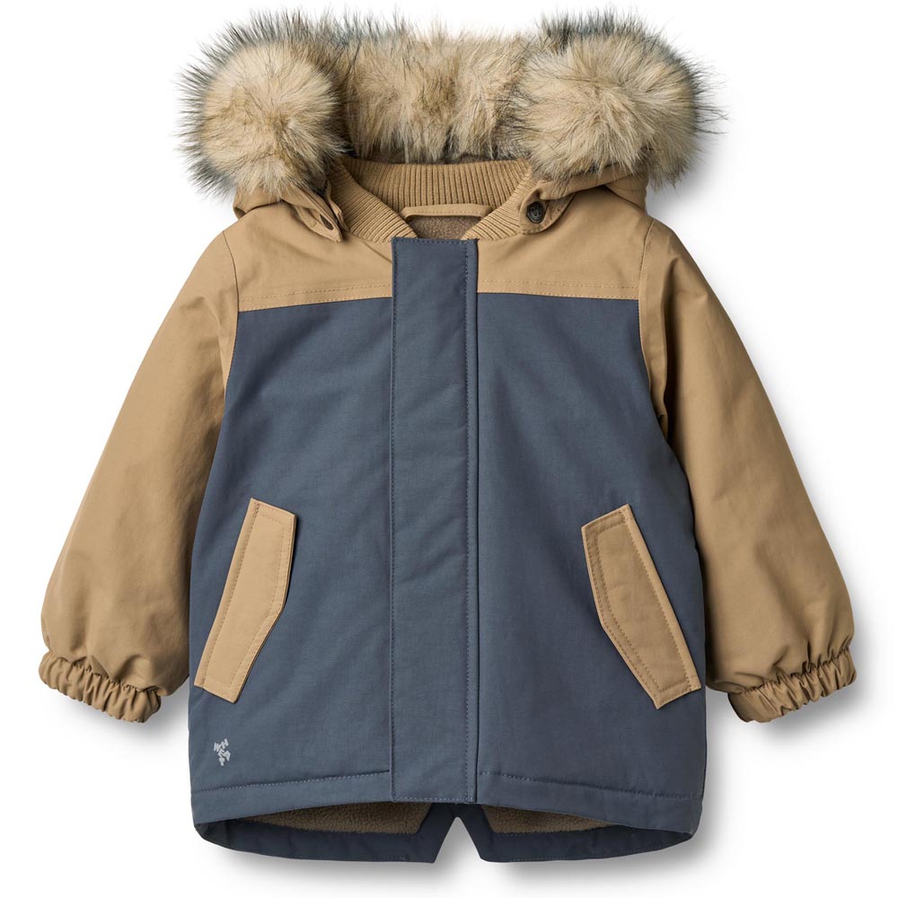 Recycled Kasper vinterjakke (18 mdr/86 cm) - Wheat