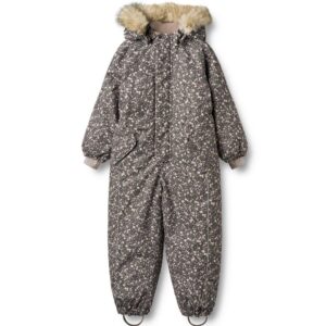 Recycled Moe flyverdragt m. pels (4 år/104 cm) - Wheat