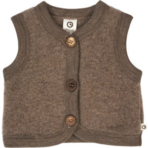 Woolly uldfleece vest (18 mdr/86 cm) - Müsli by Green Cotton