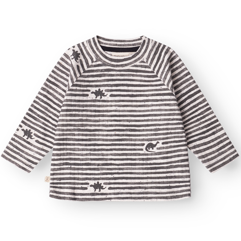 683d8ccfa6b4dAksel_t-shirt_Mono_dino_stripe_primary_copy Organic Aksel bluse (2 år/92 cm) - That´s Mine