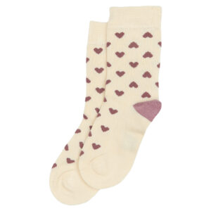 Bambus heart strømper (27-30) - Minipop