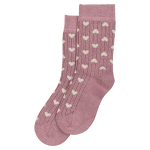 Bambus heart strømper (35-38) - Minipop