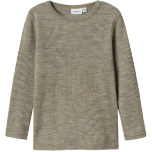 Nmnwax merinould rib bluse (2 år/92 cm) - Name it