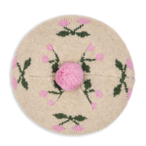 Belou uld beret hue (2-4 år) - Konges Sløjd