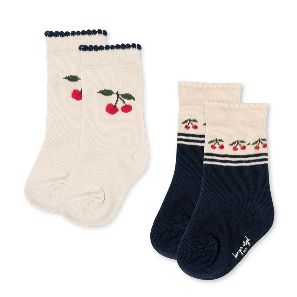 684c1588cc88apack_ks103642-p00005_1 2-pak Jaquard strømper (17-18) - Konges Sløjd